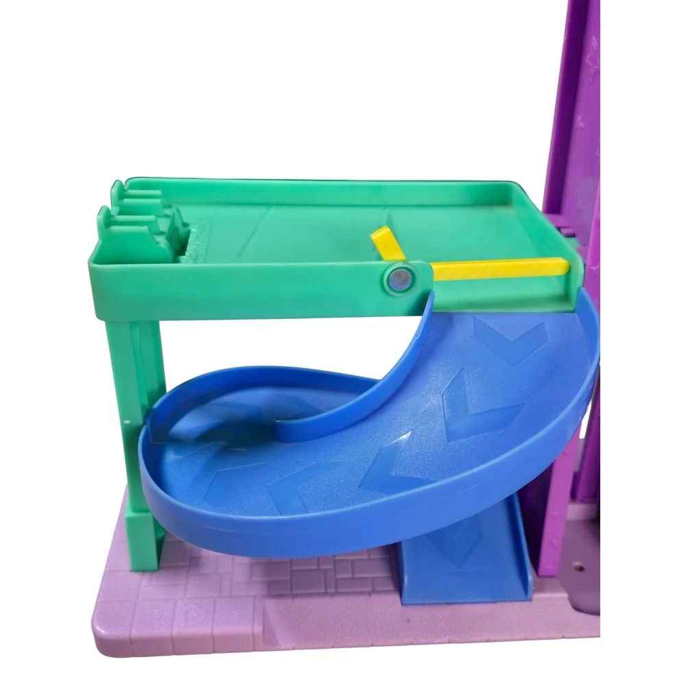 Polly Pocket 2012 Mattel Wall Party Mall Playset Purple Blue Large Dollhouse Toy
